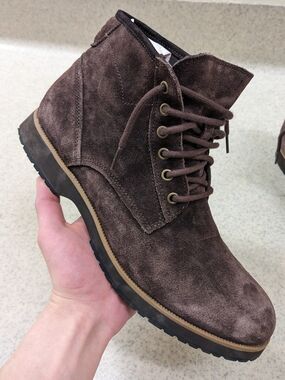 Ugg brown suede boots men's 10